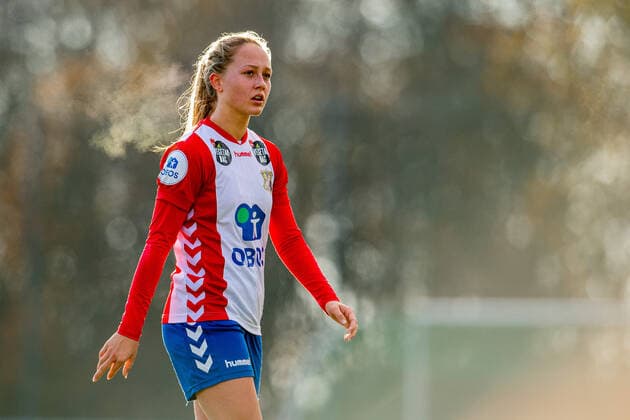 201107 Camilla Linberg of Lyn during the Toppserien football match between Lyn and Valerenga on November 7, 2020 in Oslo Photo Vegard Wivestad Grott BILDBYRAN kod VG VG0063 bbeng dam fotboll football fotball tfk toppserien lyn vif valerenga,  Copyright: VEGARDxWIVESTADxGRoTT BB201107VG014