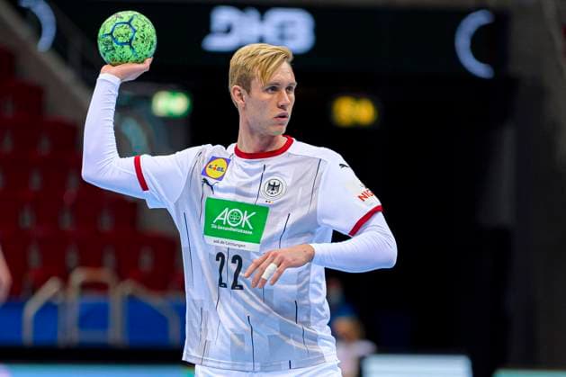 Düsseldorf, Germany 05 November 2020 Men EHF EM 2022 Qualification, Group 2, Germany vs. Bosnia Herzegovina Marian Michalczik Germany Foxes Berlin Düsseldorf ISS Dome North Rhine-Westphalia Germany