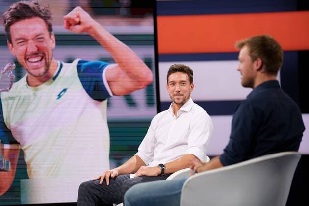 ANDREAS MIES, KEVIN KRAWIETZ THE CURRENT SPORTS STUDIO ZDF MAINZ