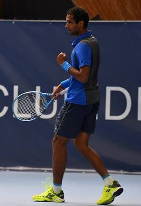 08 11 2020 Tennis ATP Challenger Tour Challenger Eckental Int German Championships Final Individual Ramkumar Ramanathan IND Sebastian Korda USA Ramkumar RAMANATHAN IND Balls Fist Fists
