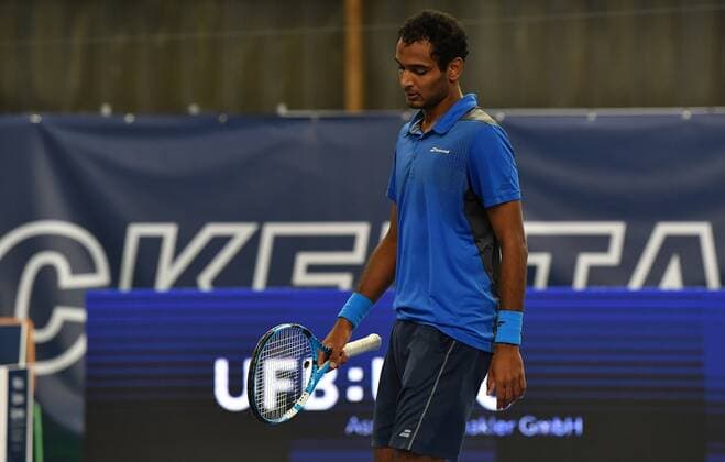 08 11 2020 Tennis ATP Challenger Tour Challenger Eckental Int German Championships Final Individual Ramkumar Ramanathan IND Sebastian Korda USA Ramkumar RAMANATHAN IND disappointed disappointment