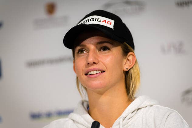 November 8, 2020, Linz, AUSTRIA: Barbara Haas of Austria talks to the media at the 2020 Upper Austria Ladies Linz WTA, Tennis Damen International tennis tournament Linz AUSTRIA - ZUMAa181 20201108_zaa_a181_197 Copyright: xRobxPrangex