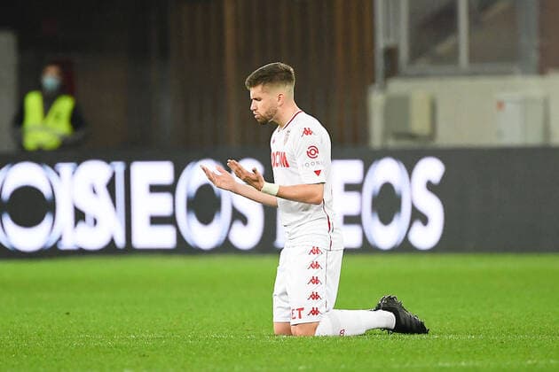 JOIE - FAIR PLAY - 12 CAIO HENRIQUE OLIVEIRA SILVA (MONA) FOOTBALL : Nice vs Monaco - Ligue 1 Uber Eats - 08 11 2020 FEP Panoramic 