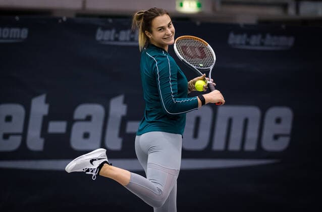 Sport Themen der Woche KW45 Sport Bilder des Tages November 8, 2020, Linz, AUSTRIA: Aryna Sabalenka of Belarus during practice at the 2020 Upper Austria Ladies Linz WTA, Tennis Damen International tennis tournament Linz AUSTRIA - ZUMAa181 20201108_zaa_a181_248 Copyright: xRobxPrangex
