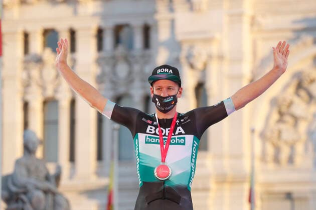 08-11-2020 Vuelta A Espana; Tappa 18 Hipodromo De La Zarzuela - Madrid; 2020, Bora - Hansgrohe; Ackermann, Pascal; Madrid; 