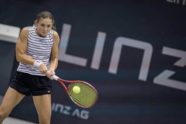 TENNIS - WTA, Tennis Damen Upper Austria Ladies Linz LINZ,AUSTRIA,09.NOV.20 - TENNIS - WTA Tour, Upper Austria Ladies Linz. Image shows Varvara Gracheva (RUS). GEPAxpictures xManfredxBinder