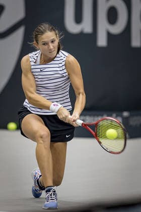 TENNIS - WTA, Tennis Damen Upper Austria Ladies Linz LINZ,AUSTRIA,09.NOV.20 - TENNIS - WTA Tour, Upper Austria Ladies Linz. Image shows Varvara Gracheva (RUS). GEPAxpictures xManfredxBinder