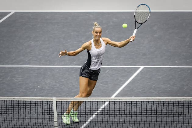 TENNIS - WTA, Tennis Damen Upper Austria Ladies Linz LINZ,AUSTRIA,09.NOV.20 - TENNIS - WTA Tour, Upper Austria Ladies Linz. Image shows Arantxa Rus (NED). GEPAxpictures xManfredxBinder