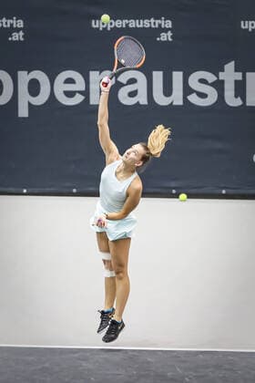 TENNIS - WTA, Tennis Damen Upper Austria Ladies Linz LINZ,AUSTRIA,09.NOV.20 - TENNIS - WTA Tour, Upper Austria Ladies Linz. Image shows Yana Sizikova (RUS). GEPAxpictures xManfredxBinder