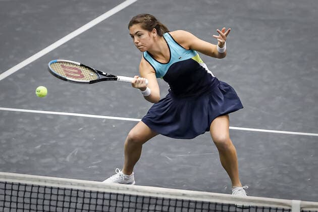 TENNIS - WTA, Tennis Damen Upper Austria Ladies Linz LINZ,AUSTRIA,09.NOV.20 - TENNIS - WTA Tour, Upper Austria Ladies Linz. Image shows Ulrikke Eikeri (NOR). GEPAxpictures xManfredxBinder