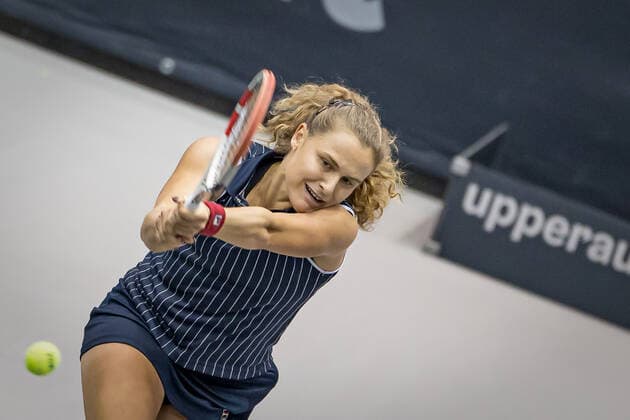 TENNIS - WTA, Tennis Damen Upper Austria Ladies Linz LINZ,AUSTRIA,09.NOV.20 - TENNIS - WTA Tour, Upper Austria Ladies Linz. Image shows Mira Antonitsch (AUT). GEPAxpictures xManfredxBinder