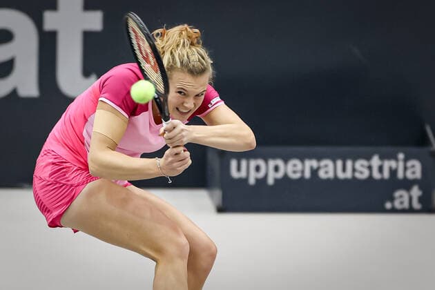 TENNIS - WTA, Tennis Damen Upper Austria Ladies Linz LINZ,AUSTRIA,09.NOV.20 - TENNIS - WTA Tour, Upper Austria Ladies Linz. Image shows Katerina Siniakova (CZE). GEPAxpictures xManfredxBinder