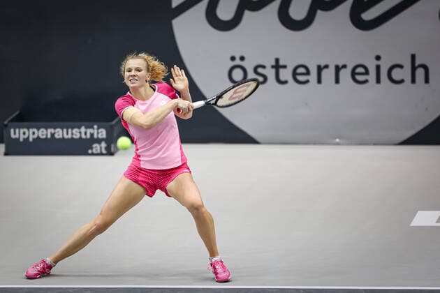 TENNIS - WTA, Tennis Damen Upper Austria Ladies Linz LINZ,AUSTRIA,09.NOV.20 - TENNIS - WTA Tour, Upper Austria Ladies Linz. Image shows Katerina Siniakova (CZE). GEPAxpictures xManfredxBinder