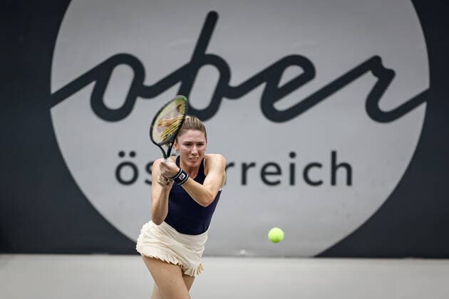 TENNIS - WTA, Tennis Damen Upper Austria Ladies Linz LINZ,AUSTRIA,09.NOV.20 - TENNIS - WTA Tour, Upper Austria Ladies Linz. Image shows Ekaterina Alexandrova (RUS). GEPAxpictures xManfredxBinder
