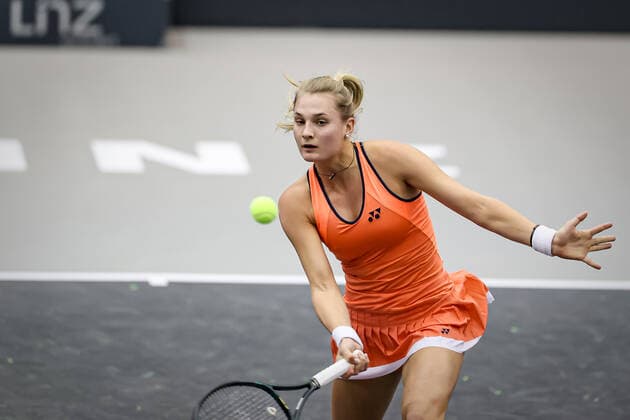 TENNIS - WTA, Tennis Damen Upper Austria Ladies Linz LINZ,AUSTRIA,09.NOV.20 - TENNIS - WTA Tour, Upper Austria Ladies Linz. Image shows Dayana Yastremska (UKR). GEPAxpictures xManfredxBinder