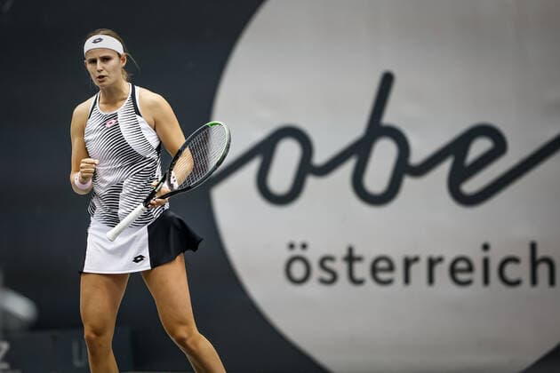 TENNIS - WTA, Tennis Damen Upper Austria Ladies Linz LINZ,AUSTRIA,09.NOV.20 - TENNIS - WTA Tour, Upper Austria Ladies Linz. Image shows Greet Minnen (BEL). GEPAxpictures xManfredxBinder