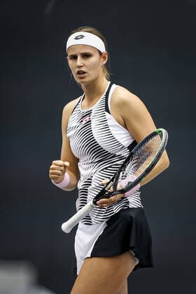 TENNIS - WTA, Tennis Damen Upper Austria Ladies Linz LINZ,AUSTRIA,09.NOV.20 - TENNIS - WTA Tour, Upper Austria Ladies Linz. Image shows Greet Minnen (BEL). GEPAxpictures xManfredxBinder