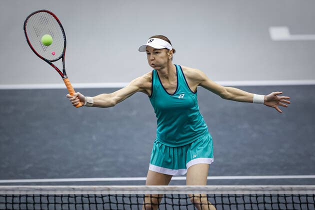 TENNIS - WTA, Tennis Damen Upper Austria Ladies Linz LINZ,AUSTRIA,10.NOV.20 - TENNIS - WTA Tour, Upper Austria Ladies Linz. Image shows Renata Voracova (CZE). GEPAxpictures xManfredxBinder