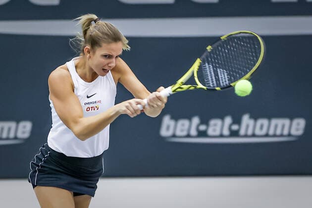 TENNIS - WTA, Tennis Damen Upper Austria Ladies Linz LINZ,AUSTRIA,10.NOV.20 - TENNIS - WTA Tour, Upper Austria Ladies Linz. Image shows Barbara Haas (AUT). GEPAxpictures xManfredxBinder
