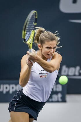 TENNIS - WTA, Tennis Damen Upper Austria Ladies Linz LINZ,AUSTRIA,10.NOV.20 - TENNIS - WTA Tour, Upper Austria Ladies Linz. Image shows Barbara Haas (AUT). GEPAxpictures xManfredxBinder