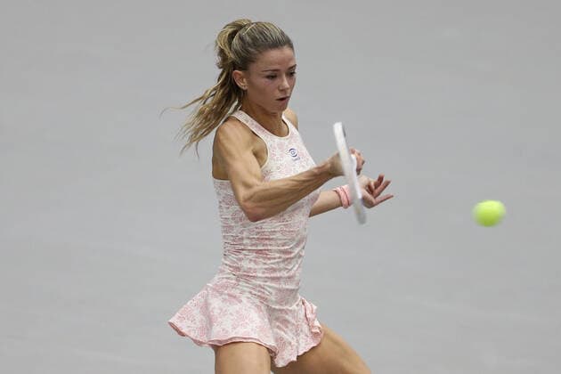 Camila Giorgi, ITA, during 2020 Upper Austria Ladies in Linz AUT, 10 11 2020