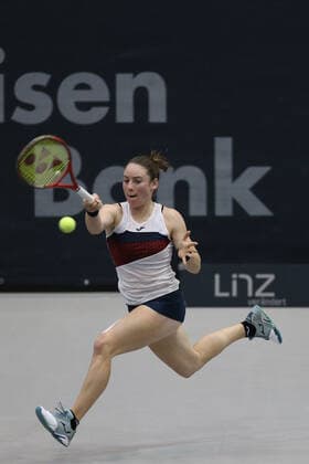 Tamara Zidansek, SLO, during 2020 Upper Austria Ladies in Linz AUT, 10 11 2020