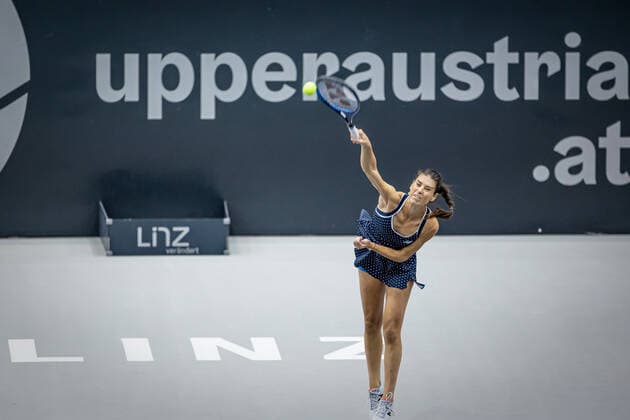 TENNIS - WTA, Tennis Damen Upper Austria Ladies Linz LINZ,AUSTRIA,10.NOV.20 - TENNIS - WTA Tour, Upper Austria Ladies Linz. Image shows Sorana Cirstea (ROU). GEPAxpictures xManfredxBinder