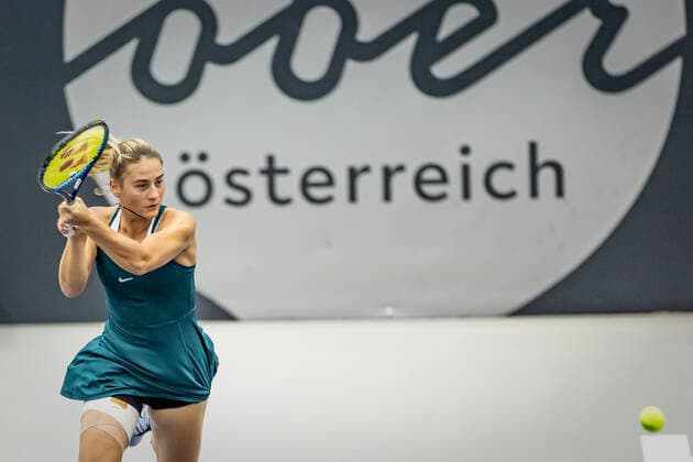 TENNIS - WTA, Tennis Damen Upper Austria Ladies Linz LINZ,AUSTRIA,10.NOV.20 - TENNIS - WTA Tour, Upper Austria Ladies Linz. Image shows Marta Kostyuk (UKR). GEPAxpictures xManfredxBinder