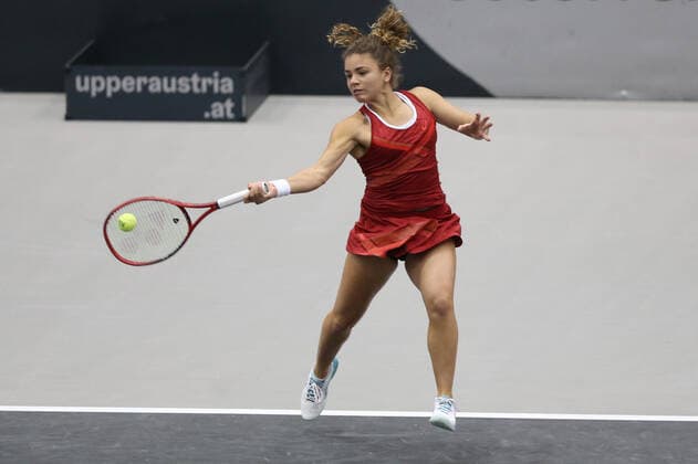 Jasmine Paolini, ITA, during first round of 2020 Upper Austria Ladies in Linz AUT, 10 11 2020
