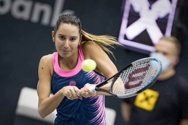 TENNIS - WTA, Tennis Damen Upper Austria Ladies Linz LINZ,AUSTRIA,11.NOV.20 - TENNIS - WTA Tour, Upper Austria Ladies Linz. Image shows Oceane Dodin (FRA). GEPAxpictures xManfredxBinder