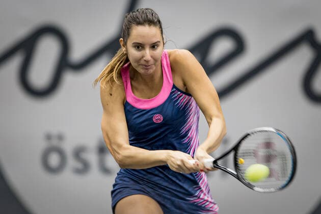 TENNIS - WTA, Tennis Damen Upper Austria Ladies Linz LINZ,AUSTRIA,11.NOV.20 - TENNIS - WTA Tour, Upper Austria Ladies Linz. Image shows Oceane Dodin (FRA). GEPAxpictures xManfredxBinder