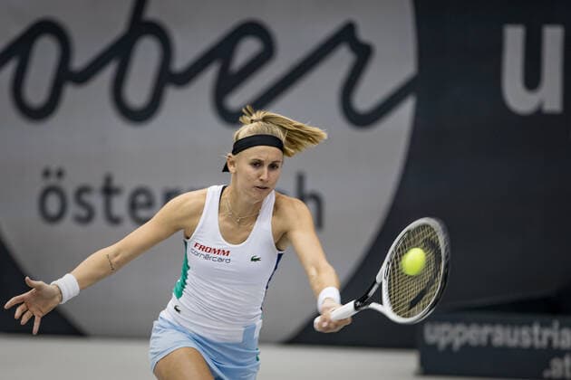 TENNIS - WTA, Tennis Damen Upper Austria Ladies Linz LINZ,AUSTRIA,11.NOV.20 - TENNIS - WTA Tour, Upper Austria Ladies Linz. Image shows Jil Teichmann (SUI). GEPAxpictures xManfredxBinder