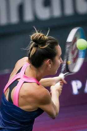 TENNIS - WTA, Tennis Damen Upper Austria Ladies Linz LINZ,AUSTRIA,11.NOV.20 - TENNIS - WTA Tour, Upper Austria Ladies Linz. Image shows Oceane Dodin (FRA). GEPAxpictures xManfredxBinder
