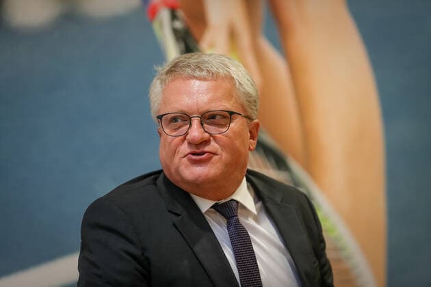 TENNIS - WTA, Tennis Damen Upper Austria Ladies Linz LINZ,AUSTRIA,11.NOV.20 - TENNIS - WTA Tour, Upper Austria Ladies Linz. Image shows mayor Klaus Luger (Linz). GEPAxpictures xManfredxBinder