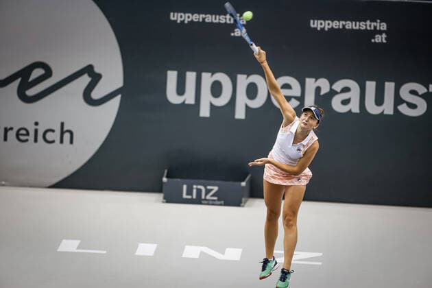 TENNIS - WTA, Tennis Damen Upper Austria Ladies Linz LINZ,AUSTRIA,11.NOV.20 - TENNIS - WTA Tour, Upper Austria Ladies Linz. Image shows Irina-Camelia Begu (ROU). GEPAxpictures xManfredxBinder