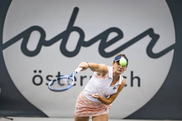 TENNIS - WTA, Tennis Damen Upper Austria Ladies Linz LINZ,AUSTRIA,11.NOV.20 - TENNIS - WTA Tour, Upper Austria Ladies Linz. Image shows Irina-Camelia Begu (ROU). GEPAxpictures xManfredxBinder