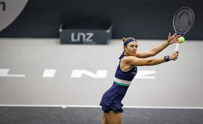 TENNIS - WTA, Tennis Damen Upper Austria Ladies Linz LINZ,AUSTRIA,11.NOV.20 - TENNIS - WTA Tour, Upper Austria Ladies Linz. Image shows Nadia Podoroska (Arg). GEPAxpictures xManfredxBinder