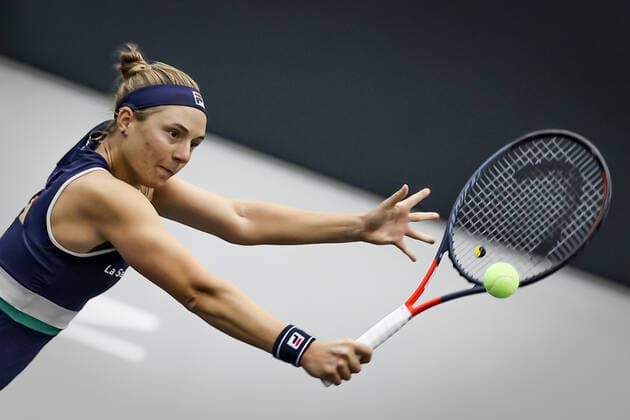 TENNIS - WTA, Tennis Damen Upper Austria Ladies Linz LINZ,AUSTRIA,11.NOV.20 - TENNIS - WTA Tour, Upper Austria Ladies Linz. Image shows Nadia Podoroska (Arg). GEPAxpictures xManfredxBinder