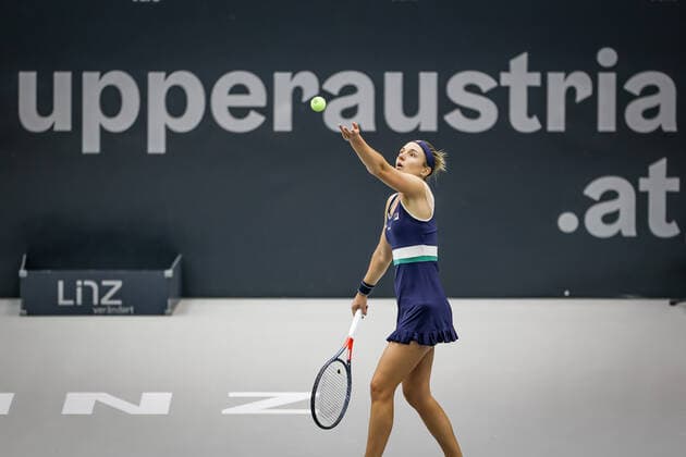 TENNIS - WTA, Tennis Damen Upper Austria Ladies Linz LINZ,AUSTRIA,11.NOV.20 - TENNIS - WTA Tour, Upper Austria Ladies Linz. Image shows Nadia Podoroska (Arg). GEPAxpictures xManfredxBinder