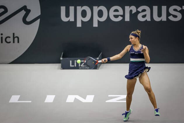 TENNIS - WTA, Tennis Damen Upper Austria Ladies Linz LINZ,AUSTRIA,11.NOV.20 - TENNIS - WTA Tour, Upper Austria Ladies Linz. Image shows Nadia Podoroska (Arg). GEPAxpictures xManfredxBinder