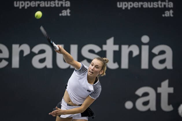 TENNIS - WTA, Tennis Damen Upper Austria Ladies Linz LINZ,AUSTRIA,11.NOV.20 - TENNIS - WTA Tour, Upper Austria Ladies Linz. Image shows Elise Mertens (BEL). GEPAxpictures xManfredxBinder