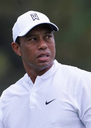 Tiger Woods watches his drive off of the 3rd tee during a practice round prior to the start of the 2020 Masters golf tournament at the Augusta National Golf Club in Augusta, Georgia on Wednesday, November 11, 2020. The 2020 Masters is scheduled to start tomorrow, Thursday, November 12, without patrons in attendance due to the COVID-19 pandemic.  AUG20201111315 KEVINxDIETSCH