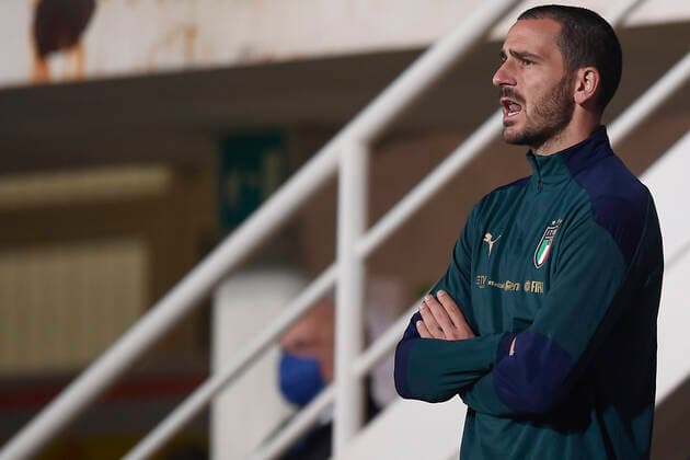 Sport Bilder des Tages Photo LaPresse - Fabio Ferrari November 11, 2020 Firenze, Italy soccer Italy vs Estonia - Friendly match - & x2018;Artemio Franchi Stadium. In the pic:Leonardo Bonucci (Italy)  Copyright: xFabioxFerrari LaPressex