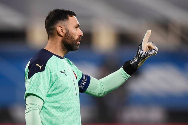 Photo LaPresse - Fabio Ferrari November 11, 2020 Firenze, Italy soccer Italy vs Estonia - Friendly match - & x2018;Artemio Franchi Stadium. In the pic:Salvatore Sirigu (Italy)  Copyright: xFabioxFerrari LaPressex