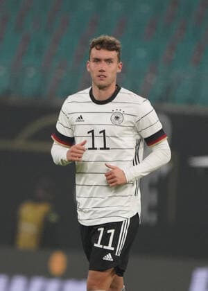 Soccer, National Team, Soccer, Friendly Game, International, Germany vs. Czech Republic, 11 11 2020, Leipzig Luca Waldschmidt, Germany