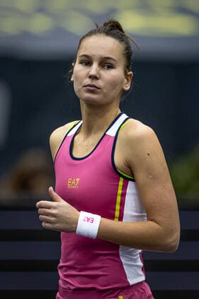 TENNIS - WTA, Tennis Damen Upper Austria Ladies Linz LINZ,AUSTRIA,11.NOV.20 - TENNIS - WTA Tour, Upper Austria Ladies Linz. Image shows Veronika Kudermetova (RUS). GEPAxpictures xManfredxBinder