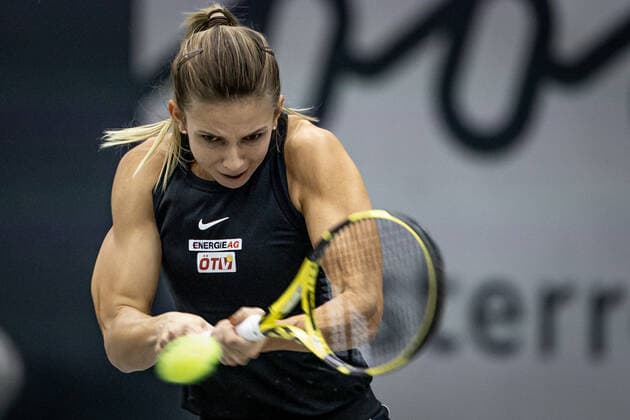 TENNIS - WTA, Tennis Damen Upper Austria Ladies Linz LINZ,AUSTRIA,11.NOV.20 - TENNIS - WTA Tour, Upper Austria Ladies Linz. Image shows Barbara Haas (AUT). GEPAxpictures xManfredxBinder