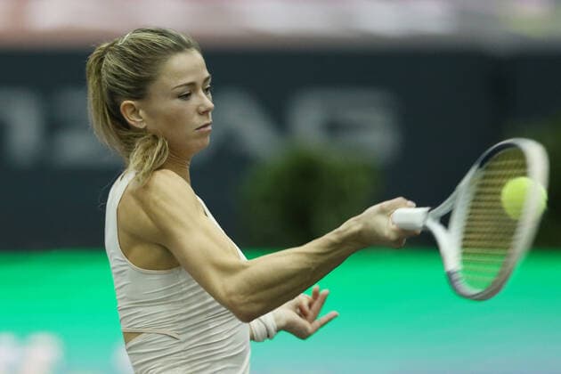 Camila Giorgi, ITA, during second round of 2020 Upper Austria Ladies in Linz AUT, 12 11 2020