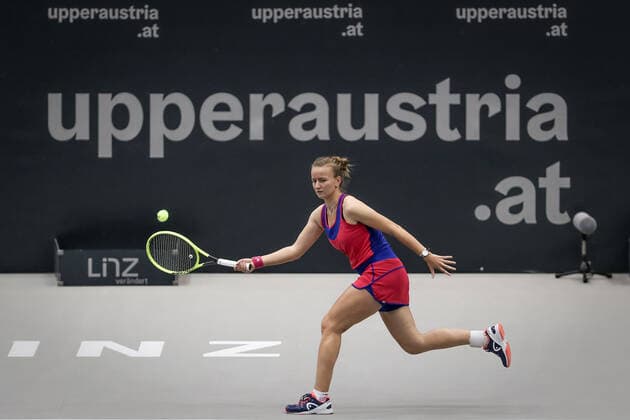 TENNIS - WTA, Tennis Damen Upper Austria Ladies Linz LINZ,AUSTRIA,13.NOV.20 - TENNIS - WTA Tour, Upper Austria Ladies Linz. Image shows Barbora Krejcikova (CZE). GEPAxpictures xManfredxBinder