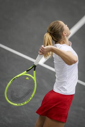 TENNIS - WTA, Tennis Damen Upper Austria Ladies Linz LINZ,AUSTRIA,13.NOV.20 - TENNIS - WTA Tour, Upper Austria Ladies Linz. Image shows Aliaksandra Sasnovich (BLR). GEPAxpictures xManfredxBinder
